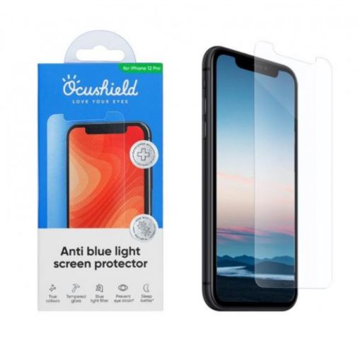 Ocushield • Tvrzené sklo s filtrem blue-light • iPhone Regular 16 -6.1"