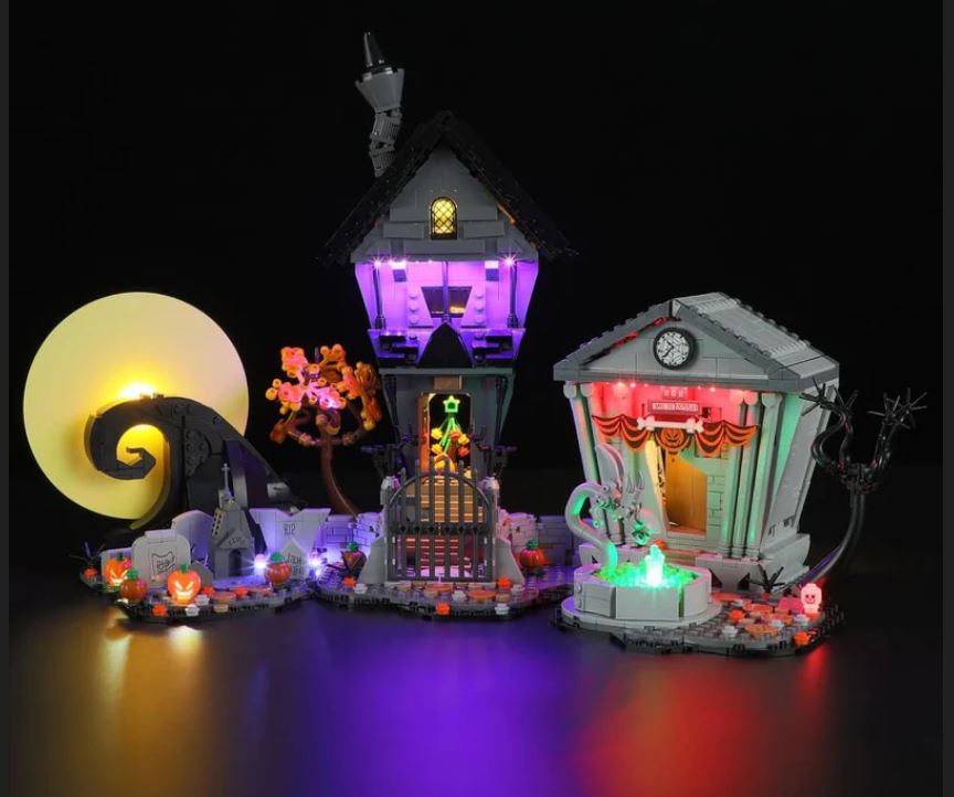 LIGHTAILING • Osvětlení Pro LEGO®-Ukradené Vánoce Tima Burtona (21351) + dal.ovladač