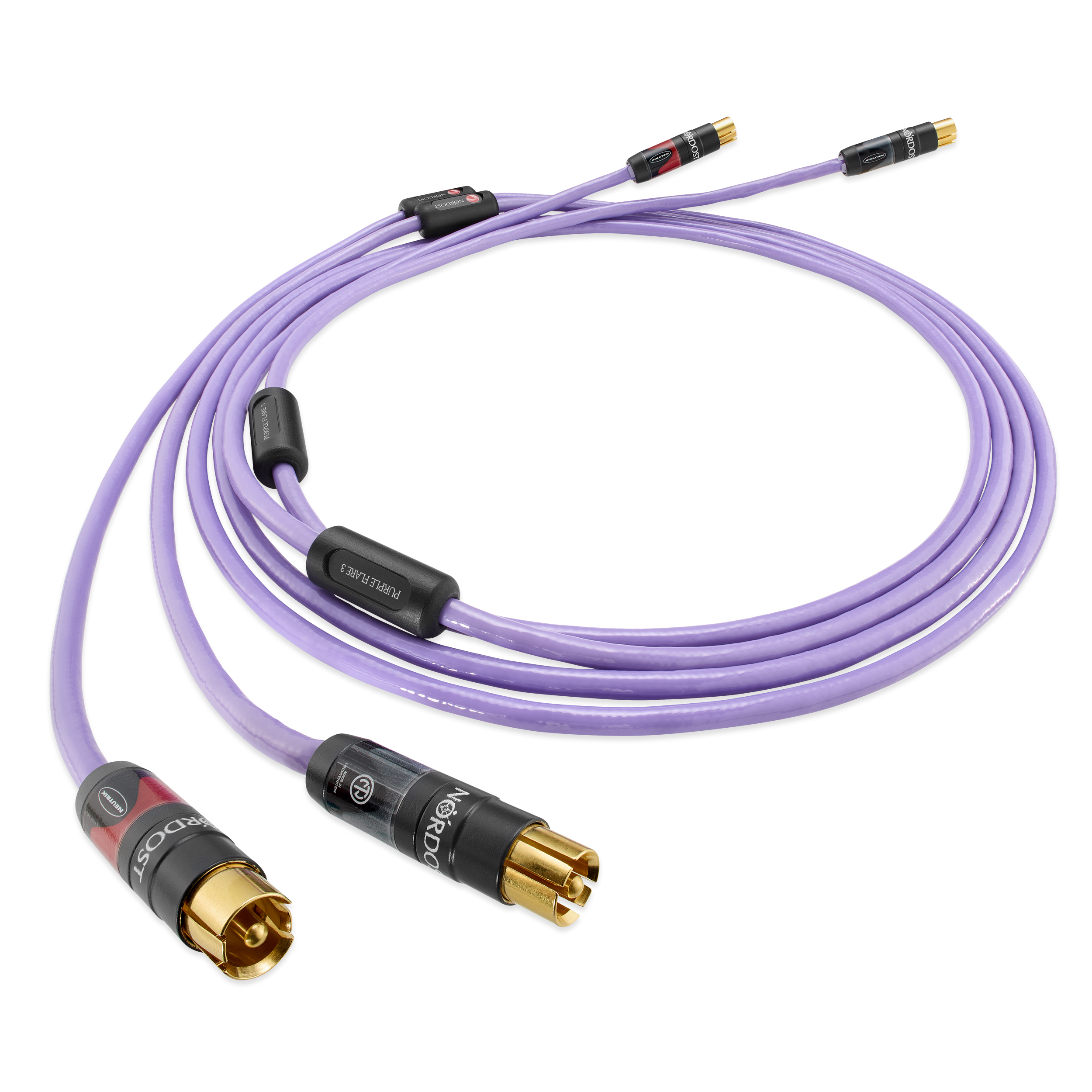 NORDOST  • Purple Flare 3  • signálový kabel -  2x0,6m 