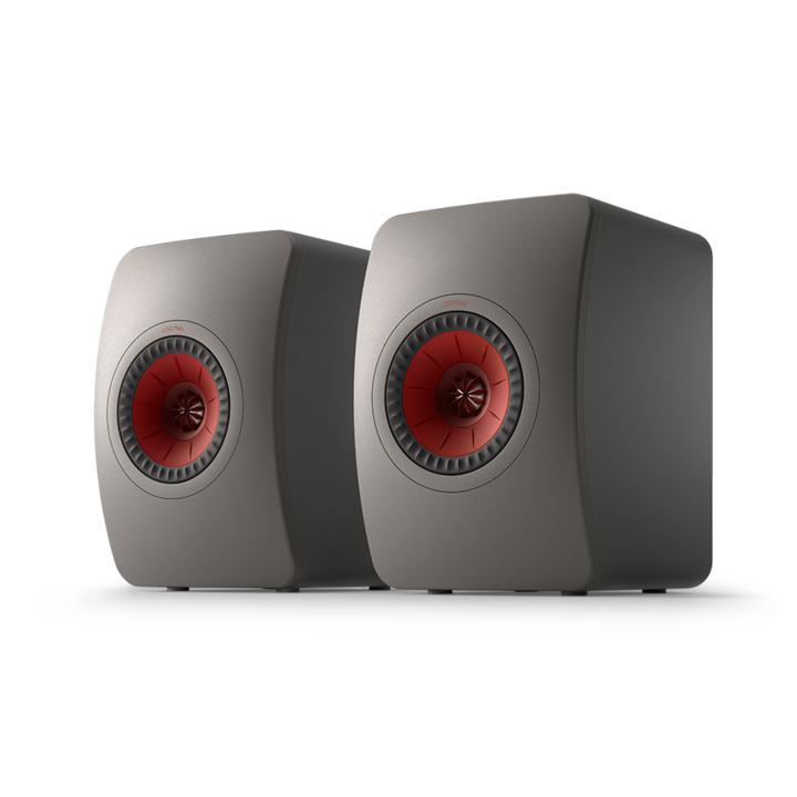 KEF LS50 META • 2-pás.bass-reflexová policová reprosoustava • Titanium/ GREY