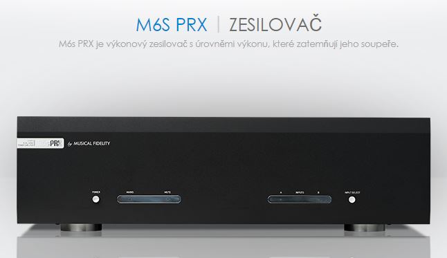 M.FIDELITY  • M6s PRX •  zesilovač - black