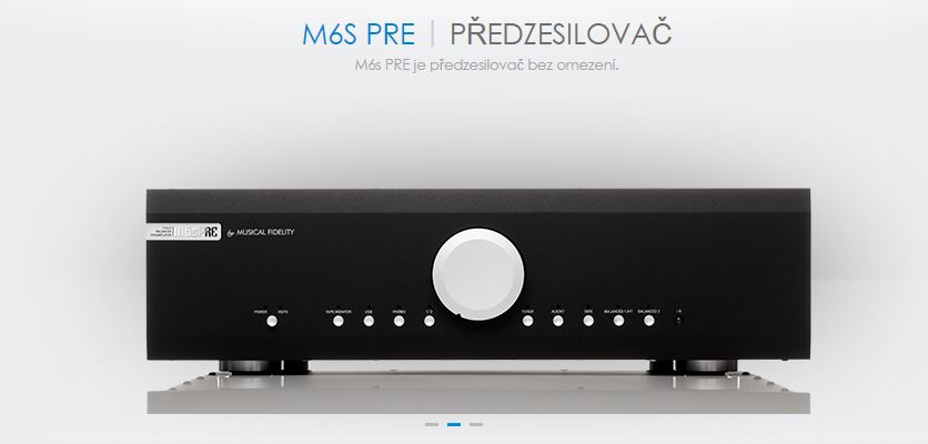 M.FIDELITY  • M6s PRE •   předzesilovač  - black
