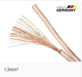 Eagle Cable • HIGH STANDART  LS  transparent  2x1,5mm²