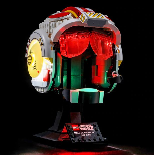 LIGHTAILING • Osvětlení Pro LEGO®- Helmu Luka Skywalkera (Red Five) 75327