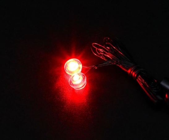 LIGHTAILING • 1x1 LED LEGO®- 2v1 bodové světlo - červená