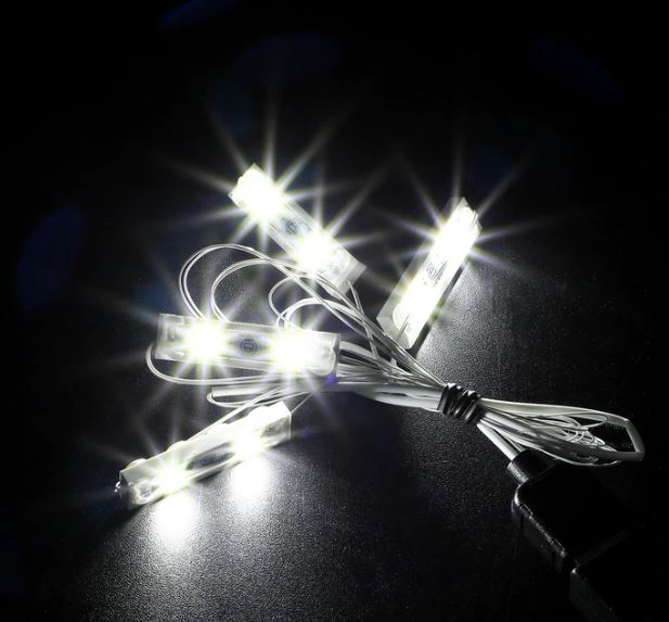 LIGHTAILING • 4x1 LED LEGO®- 4v2  pásová světla  - bílá 