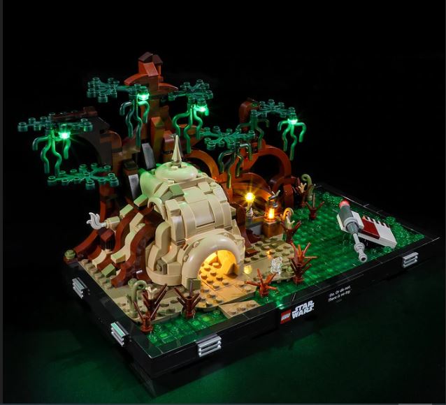LIGHTAILING • Osvětlení Pro LEGO®- Jediský trénink na planetě Dagobah™ – diorama