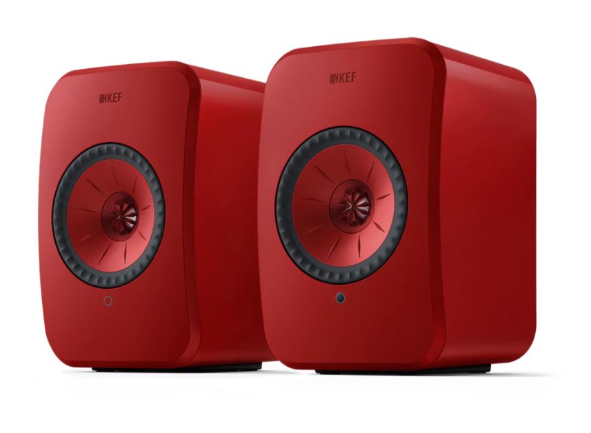 KEF LSX  II  - Wireless • aktivní Hi-Fi systém • Lave Red