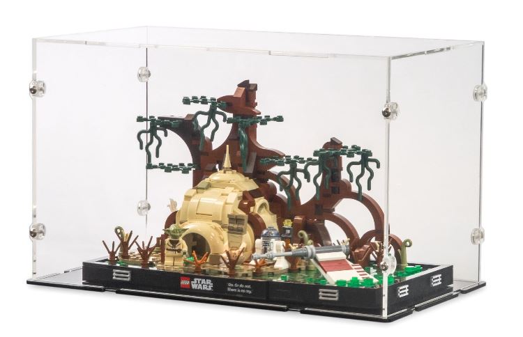 IDISPLAYIT • Vitrína na  LEGO®- pro Výcviková Dagobah Diorama (75330 )