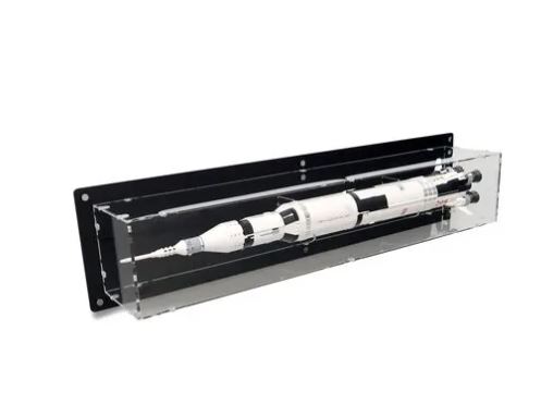 IDISPLAYIT • Vitrína na  LEGO®- na stěnu 3v1 pro 21309/92176 NASA Saturn V