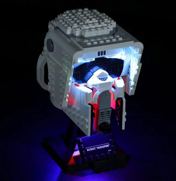 LIGHTAILING • Osvětlení Pro LEGO®- Helmu průzkumného vojáka (75305)
