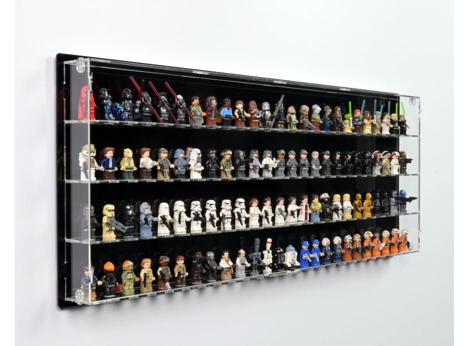 IDISPLAYIT • box na LEGO®- 100 minifigurek " nástěný" BLACK