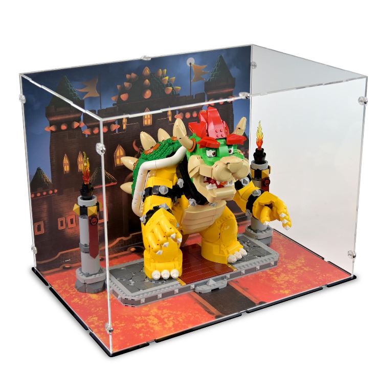 IDISPLAYIT • box na LEGO®- Mocný Bowserův vitrína pro LEGO 71411