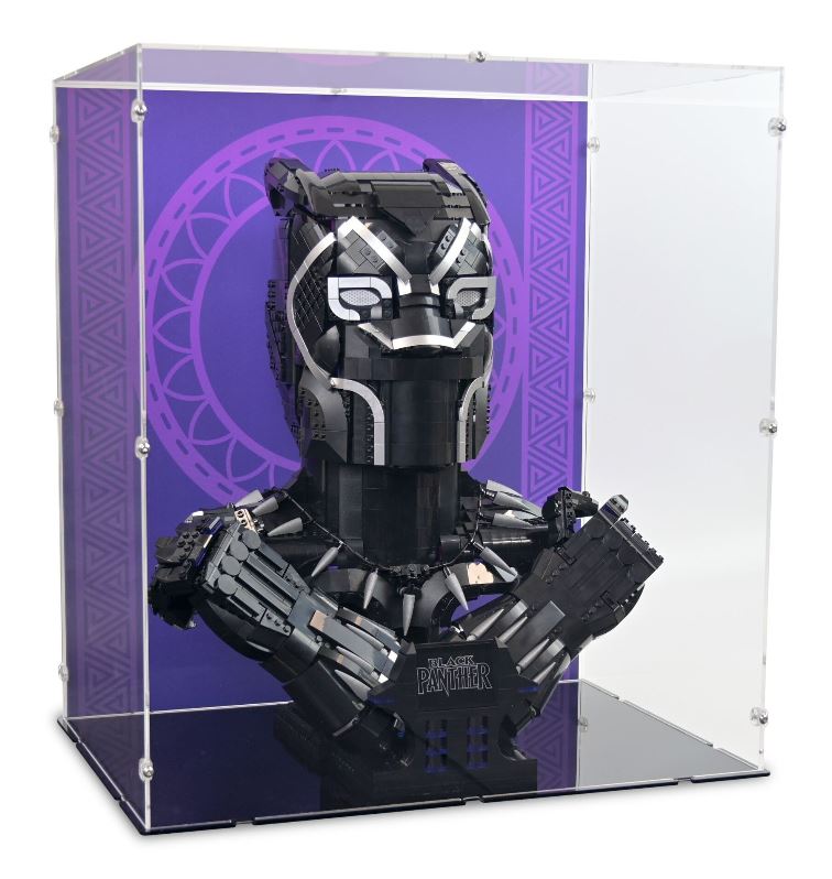 IDISPLAYIT • box na LEGO®- Černý panter vitrína pro LEGO 76215