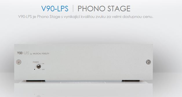 M.FIDELITY  • V90 LPS •   gramofonový předzesilovač- Silver