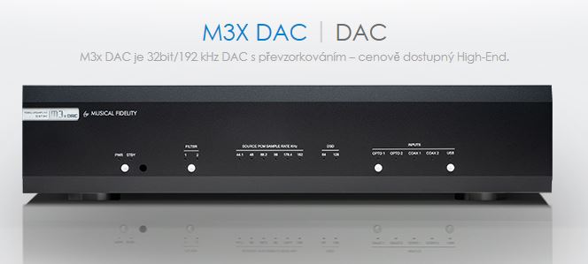 M.FIDELITY  • M3x DAC •   převodník  - black