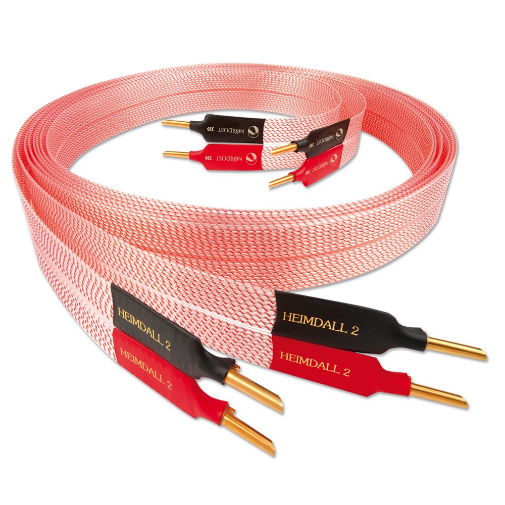NORDOST  plochý reprokabelový set_(Heimdall 2) - BAN - 2x2m 