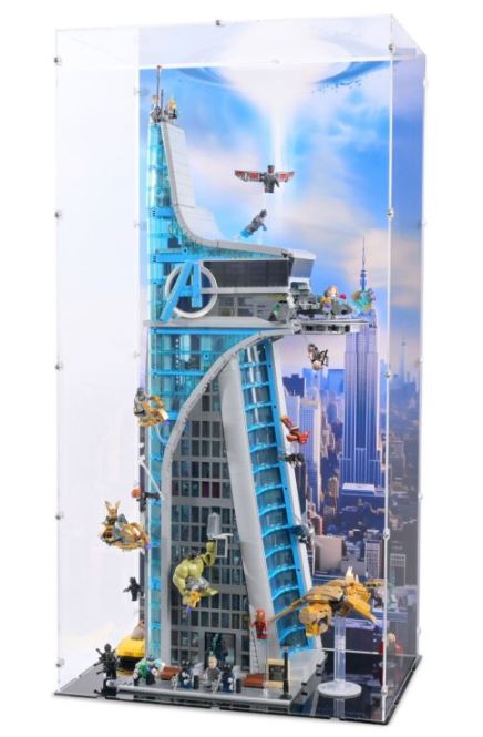 IDISPLAYIT • box na LEGO®- Věžová vitrína Avengers pro LEGO 76269