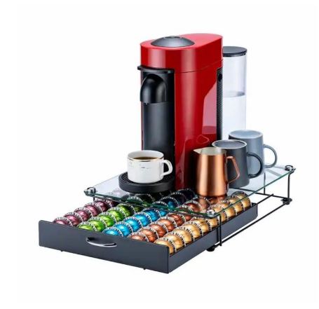 Výsuvný úložný šuplík pro Nespresso Vertuo kapsle - 50ks