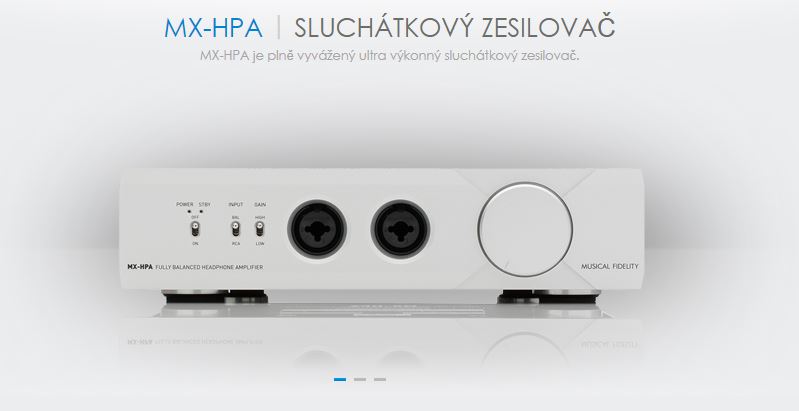 M.FIDELITY  • MX HPA • sluchátkový zesilovač  - Silver