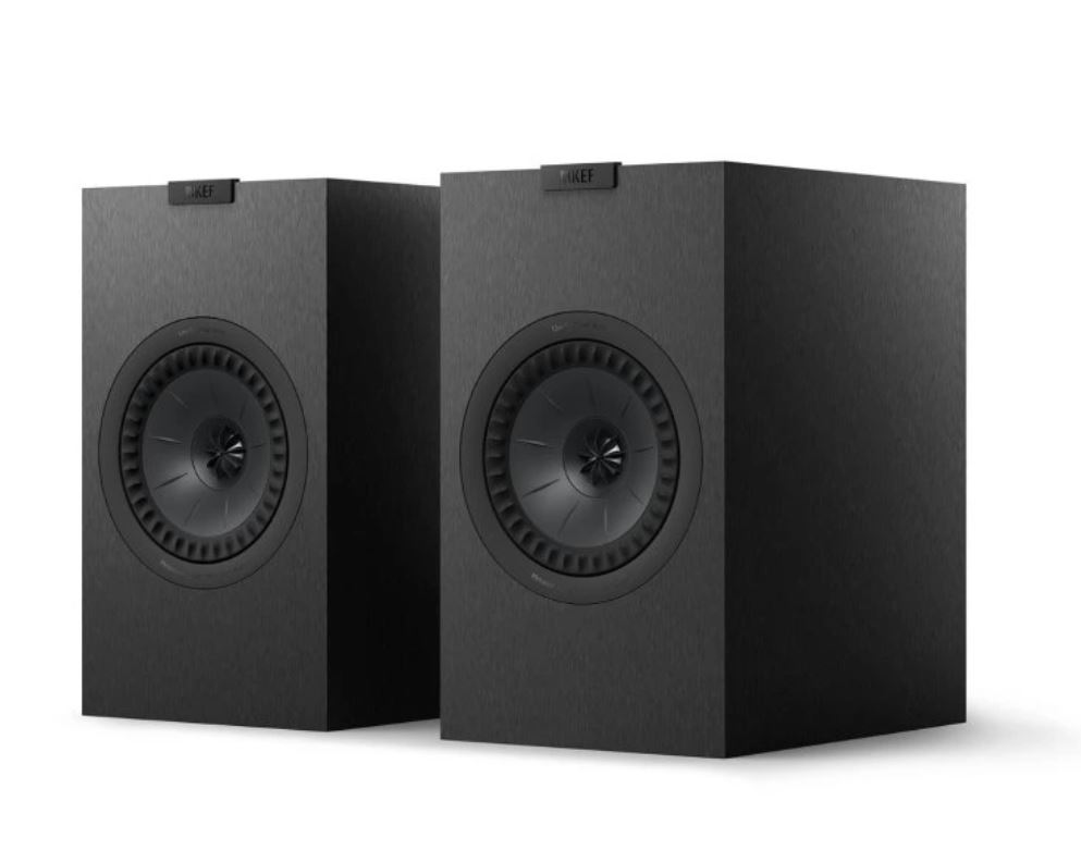 KEF • Q3 Meta • Satin Black -2-pásmové regálové reproduktory