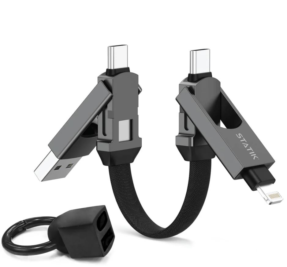STATIK •  HEXCharge -univerzální USB kabel - BLACK