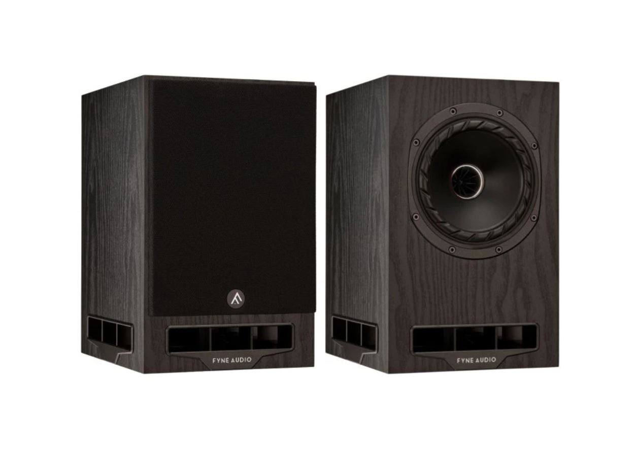FYNE Audio• F5E •   - policová reprosoustava  - Black ash