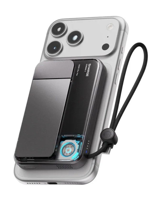SHARGE • ICEMAG 3_BLACK_Magnetická powerbanka 10 000 mAh