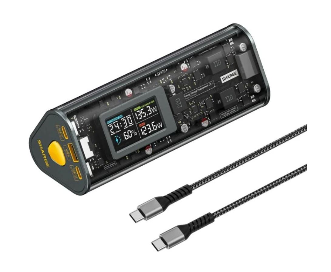 SHARGE •Shargeek 170 Powerbanka_Černá