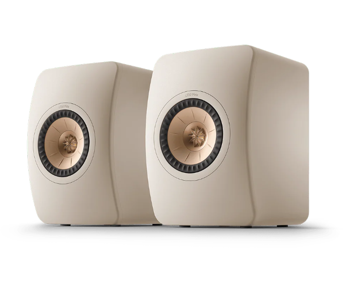 KEF LS50 META • SAND SHELL • 2-pás.bass-reflexová policová reprosoustava 