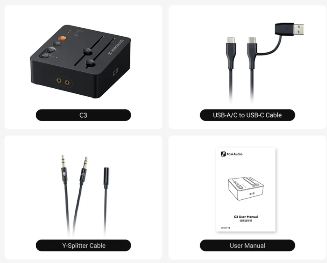 Fosi Audio • C3 -herní DAC