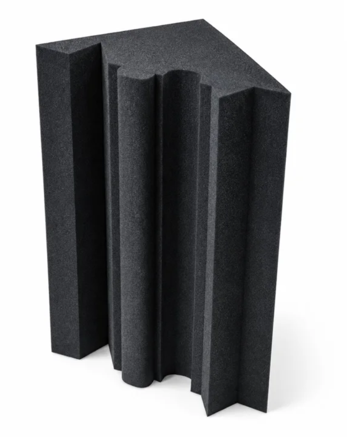 SONITUS • BASS TRAPS_Big Trap  (37x37x60cm)  2ks /bal,RAL 7021 • černo- šedá