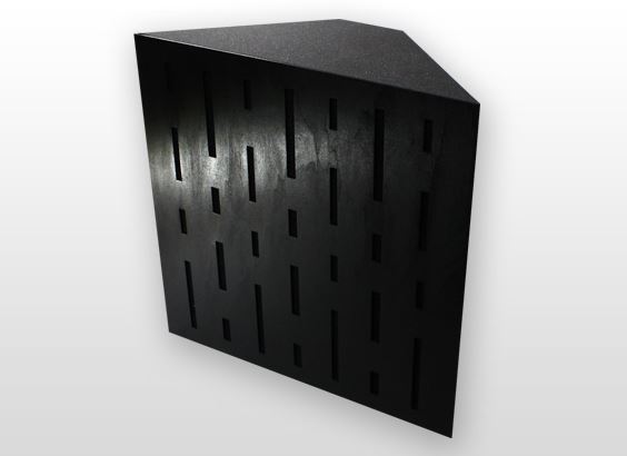 SONITUS • BASS TRAPS  Decotrap Natur  ( 42x42x60cm)  EBONY  - 2ks /bal