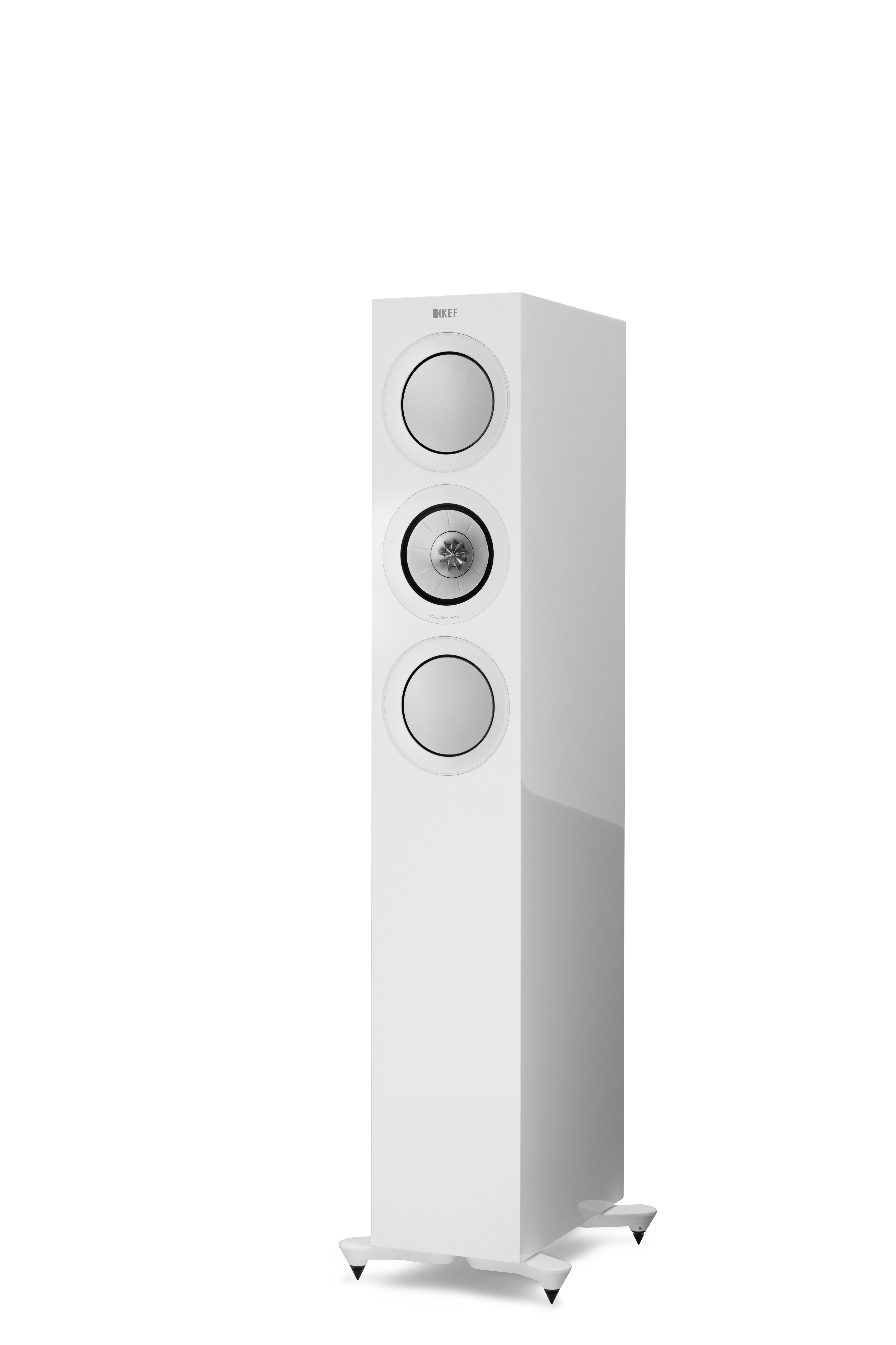 KEF • R5 META  • White Gloss - podlahová reprosoustava