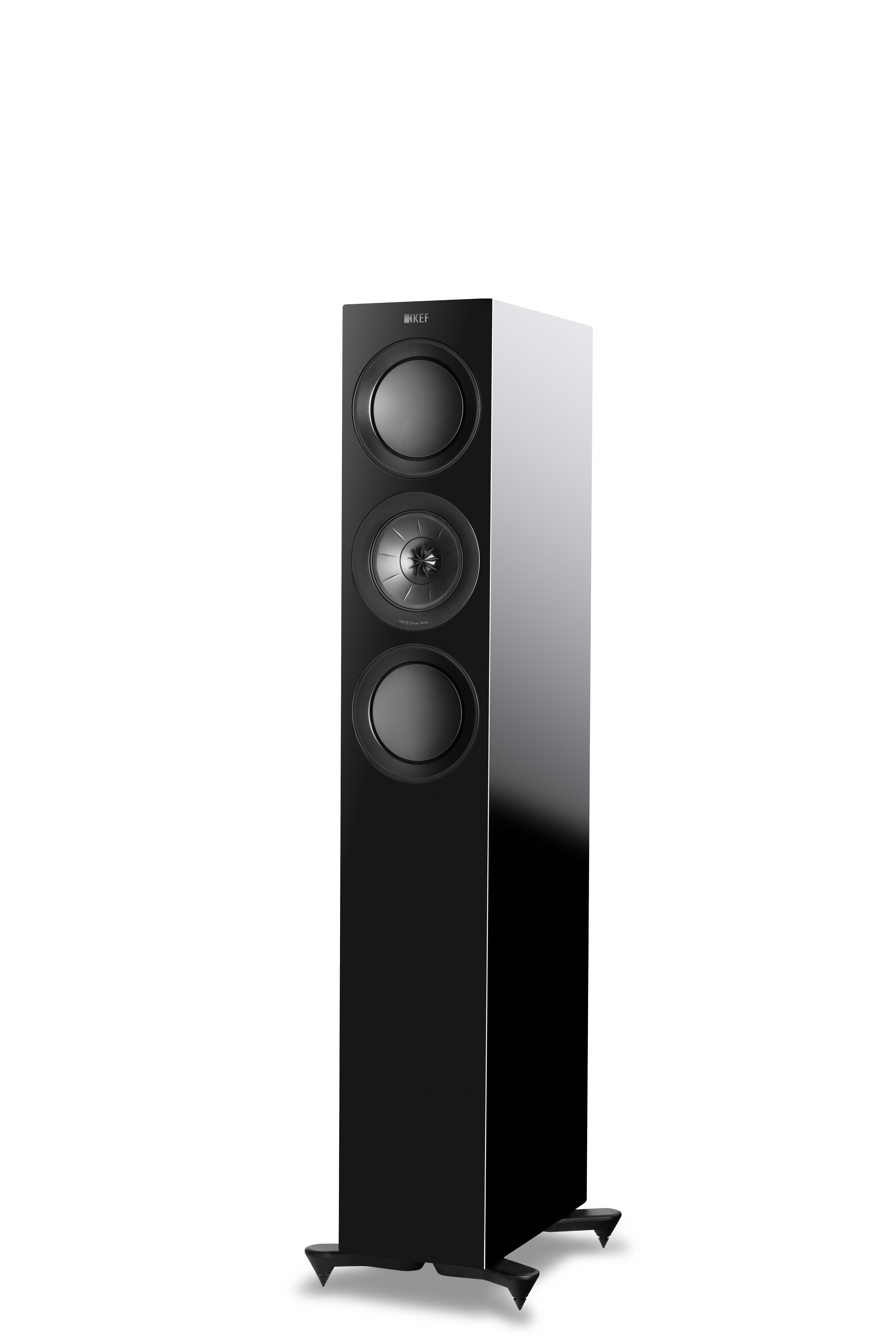 KEF • R5 META  • Black Gloss - podlahová reprosoustava 