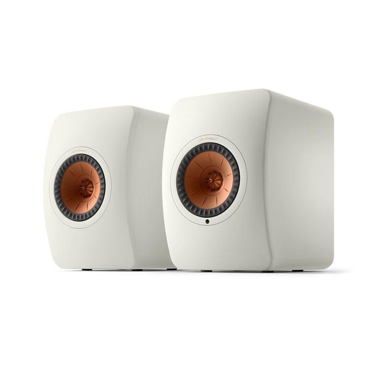 KEF LS50 II.  Wireless • aktivní Hi-Fi systém • Mineral /  White