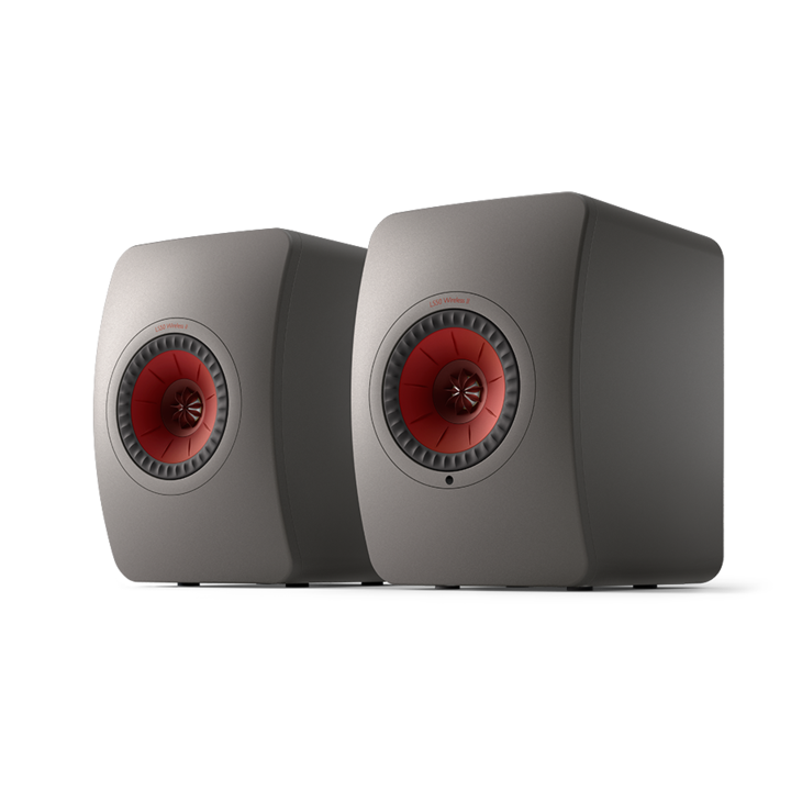 KEF LS50 II.  Wireless • aktivní Hi-Fi systém • Titanium / GREY